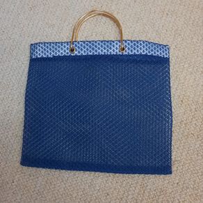 Vintage Mesh Blue Bag