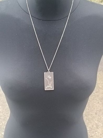Vintage Chinese Sterling Silver Pendant Love Set