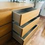 Ikea Malm dresser chest - Oak Finish Image 5