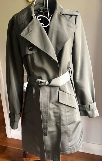 M&S green coat