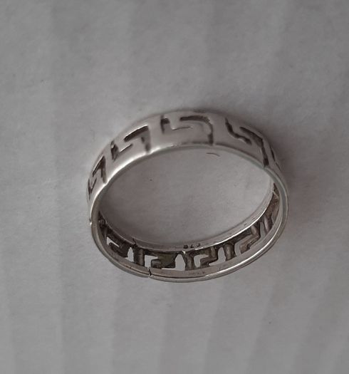 Silver ring vintage Celtic design