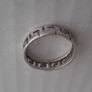 Silver ring vintage Celtic design Image 3