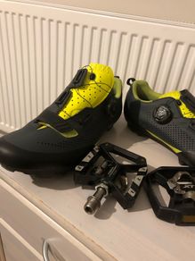 Shimano Deore XT PD-T8000 and Fizik Shoes bundle