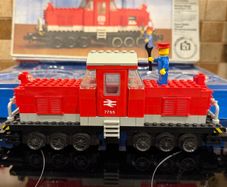 Lego Train Diesel Heavy Shunting Locomotive 7755