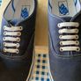 Vans Navy Trainers ( men's US9)  Uk 8 woman's (New) Image 4