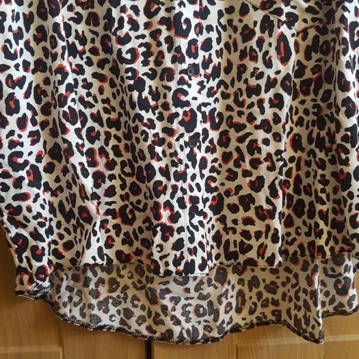 Oversized Leopard Print Shirt