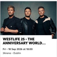 Westlife tickets