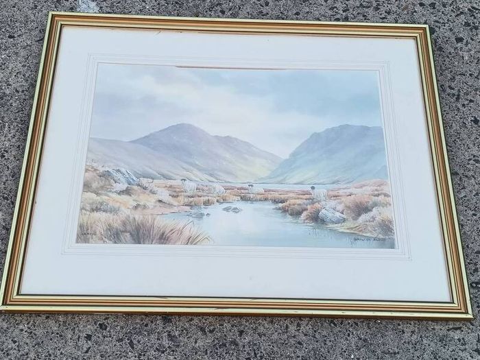 Large Hamilton Sloan Watercolour