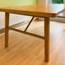 Oak Herringbone Dining Table Image 2