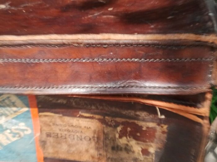 Vintage Leather Suitcase