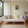 90 x 190cm Day Bed Frame, Single Bed with Headboard and Slatted Frame Image 7