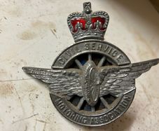Vintage Civil Service Classic Car Badge