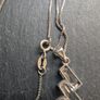 Solid silver pendant & chain Image 3