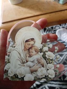 virgin mary ornament