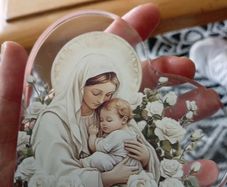 virgin mary ornament