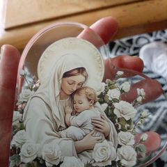 virgin mary ornament