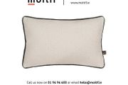 Oasis Rectangular Cushion - Cream/Green