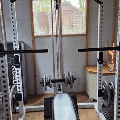 Power rack and weights