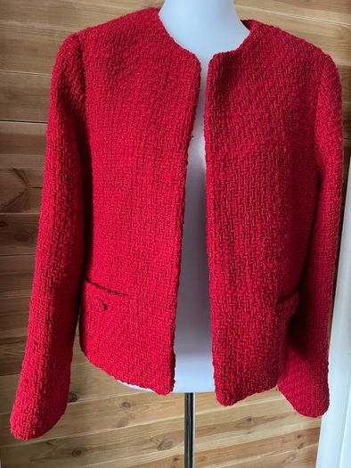Women Tweed jacket with duo welt pockets And Other Stories BNWT