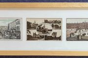 3 Old Postcards of Cork City, Framed Together