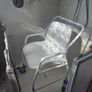 Shower chair with wheels & air cushion Image 4