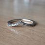 Pandora Sparkling Wishbone silver ring size 54 Image 4