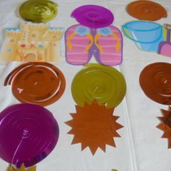 Hawaiian Fun Hanging Swirls x 9 for Sale