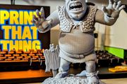 3D Printed HQ Resin Shrek Bust - Ready to Paint