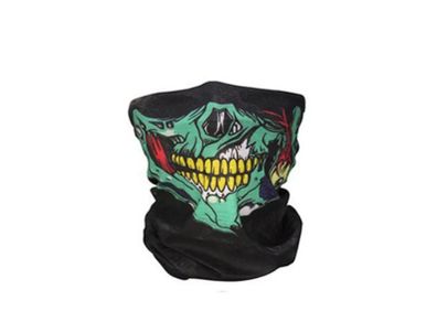 Multi-functional 2 Color Skull Bandana Helmet Camping Halloween Neck Face Mask Paintball Ski Sport Headband Hiking Scarves