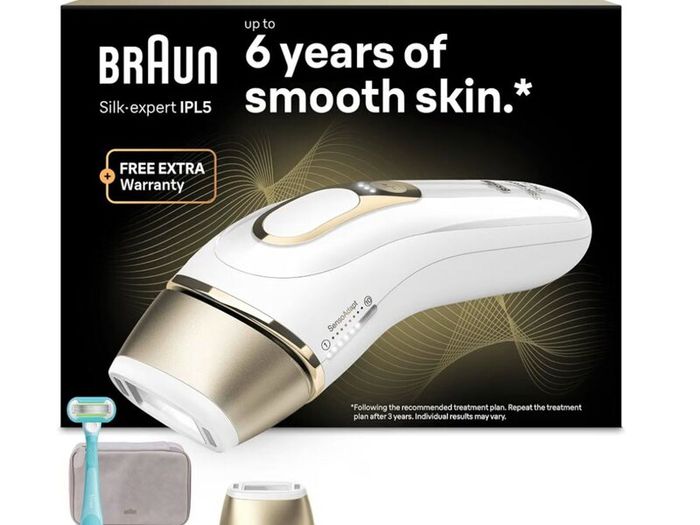 Braun IPL Silk-Expert Pro 5, at Home Hair Removal