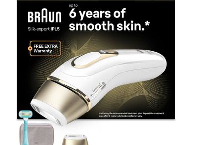 Braun IPL Silk-Expert Pro 5, at Home Hair Removal