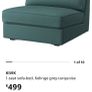 One-Seat Sofa Bed with 2 sets of loose covers Image 7