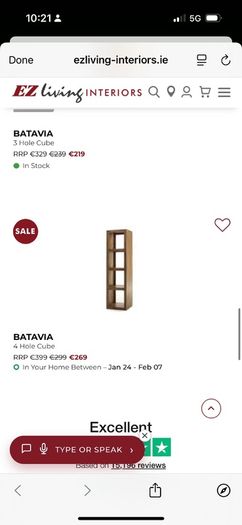Shelving units
