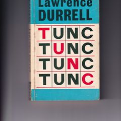 Lawrence Durrell Tunc 1980 Faber Books Uk