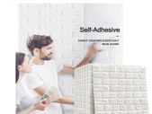 10pcs 3D Wall Sticker Imitation Brick Bedroom Decoration Waterproof Self Adhesive Wallpaper For Living Room Kitchen TV Backdrop