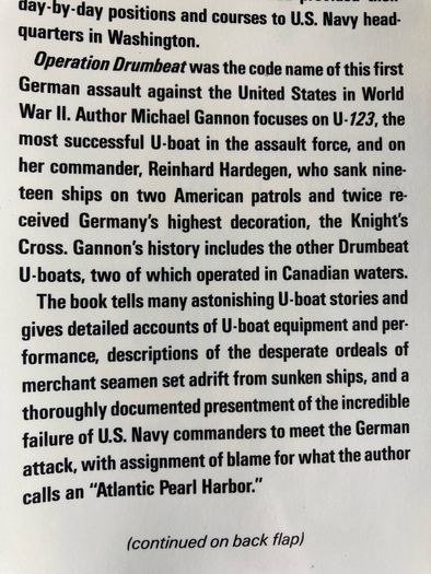 War book:'Operation Drumbeat'