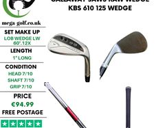 Callaway Jaws Raw Wedge Lw 60 Degree .12X / Kbs 610 125 Wedge