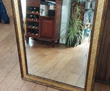 modern decorative bevelled glass wall mirror