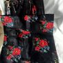 NICA London Black Leather Bag with a Matching Tote Shopper Image 9