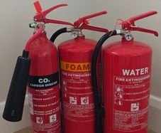 CO2, Water and Foam Fire extinguishers