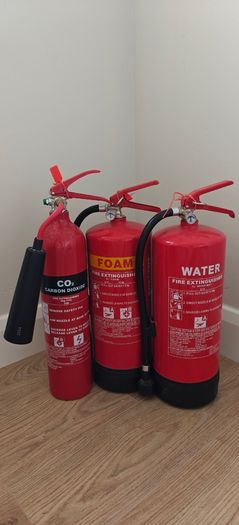 CO2, Water and Foam Fire extinguishers
