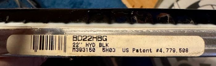 Evans Hydraulic Black Bass Drum Head, 22"