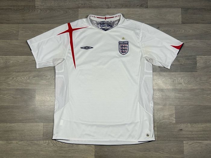 Vintage 2005/2007 Umbro England Home Jersey Shirt Kit Mens XL