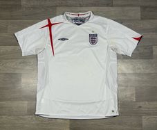 Vintage 2005/2007 Umbro England Home Jersey Shirt Kit Mens XL