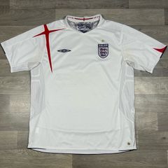 Vintage 2005/2007 Umbro England Home Jersey Shirt Kit Mens XL