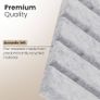 Soundproofing Panels Acoustic Panels 45.67"x22.83" Self-Adhesive 3D Sound Absorbing Wall Panels,for Sound Absorbing, Soundproof Panels for Living Room (Black, 4-Pack (29sq.ft.)) Image 7