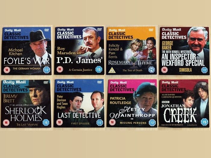 Classic Detectives DVDs (Daily Mail)