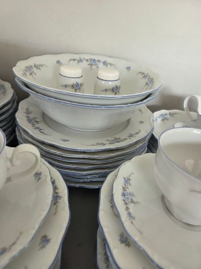 61 Piece Dinner Set Bavaria Rose