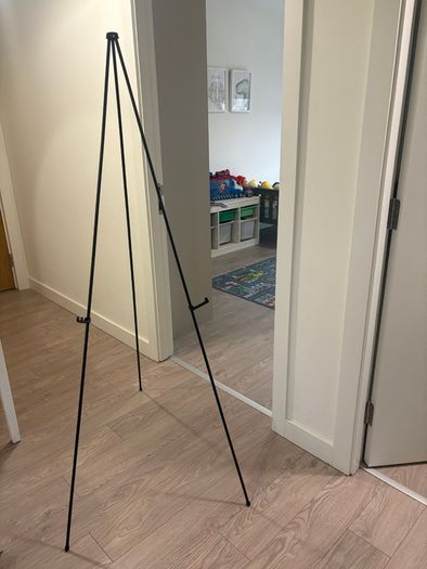 Black stand for signs