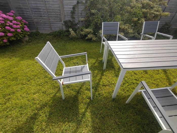 Garden table and chairs